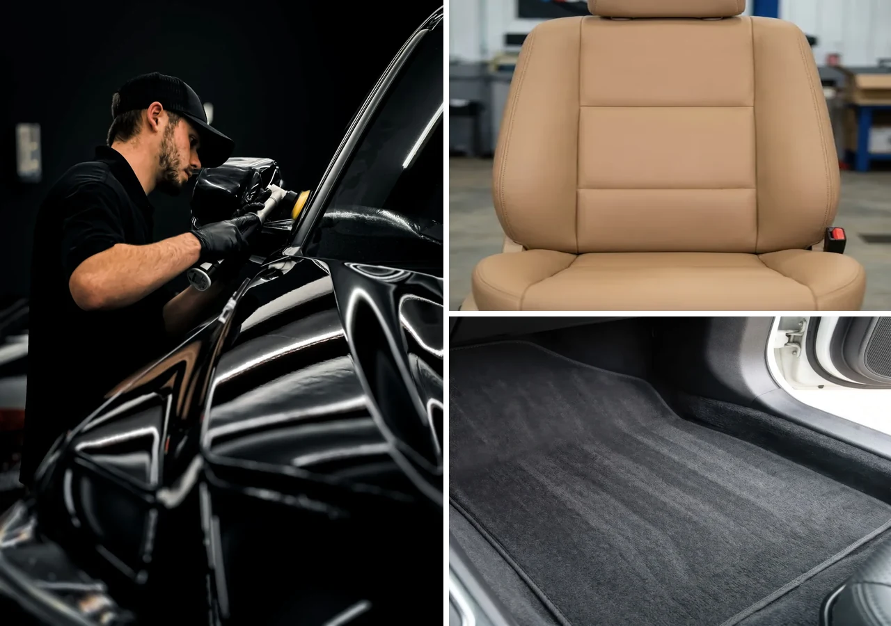 Interior detailing results and careful vehicle work at Valiant Detailing in Enid